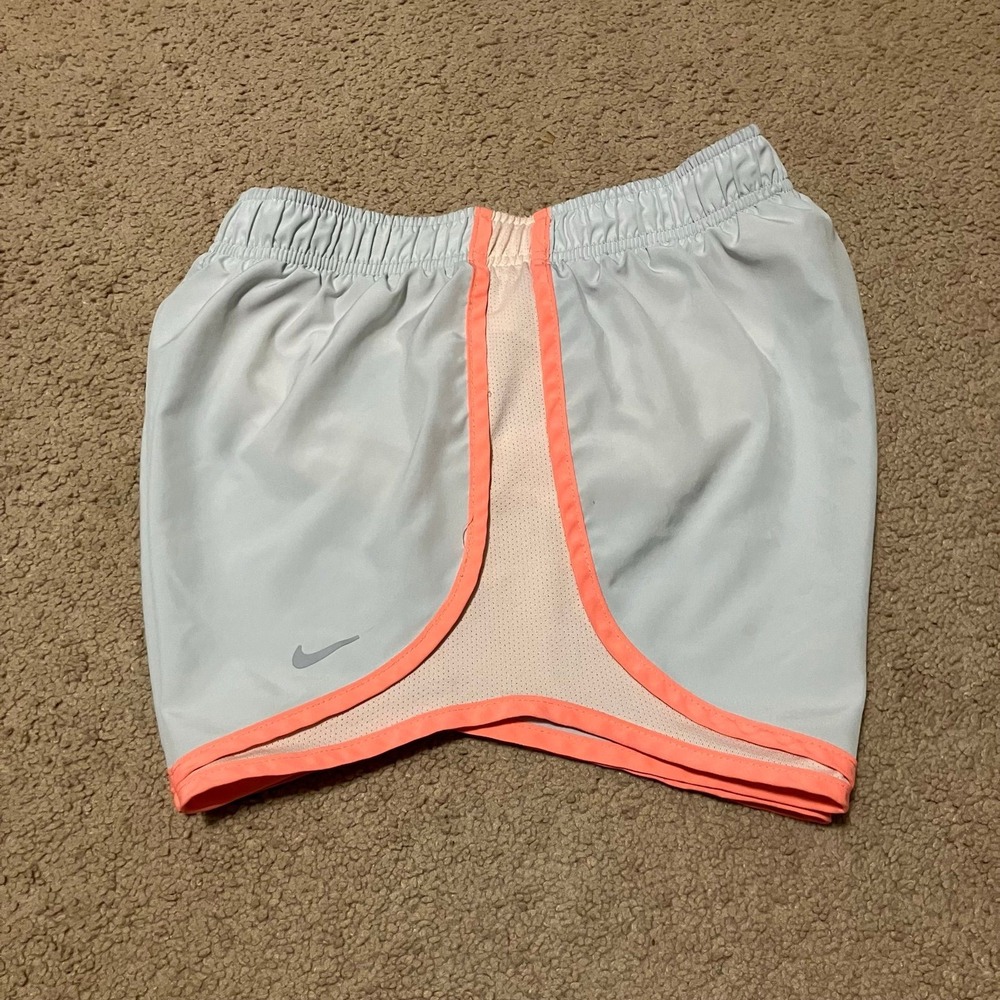 NIKE Dri-Fit Tempo Running Athletic Shorts Women's Sz XS Light Grey